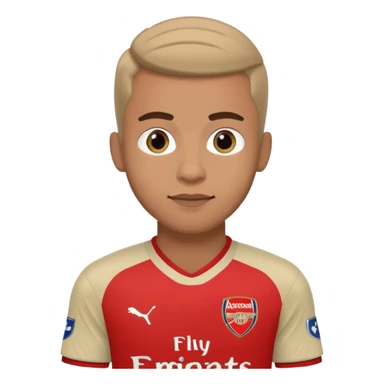 Me in an FC Arsenal London football kit  sticker