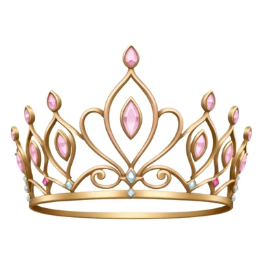 light pink tiara sticker