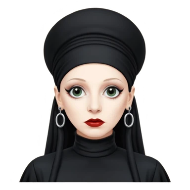 Lene Lovich as seen on the cover of the album Stateless sticker