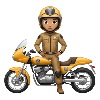 motorcycle human with helmet full body sticker