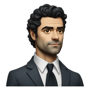 full body oscar isaac sticker