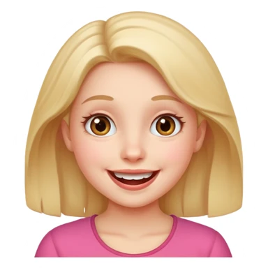 girl excited she got the job  sticker