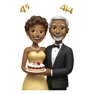 44 anniversary cruise celebration  sticker