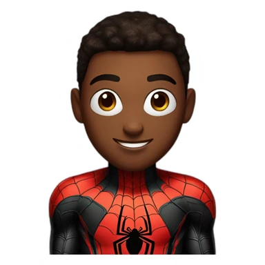 Spiderman miles morales sticker