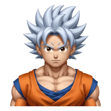 goku mastered ultra instinct sticker