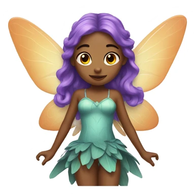 fairy girl with big wings sticker