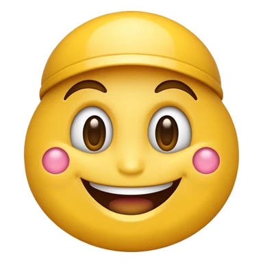 Emoji guiñando un ojo feliz sticker