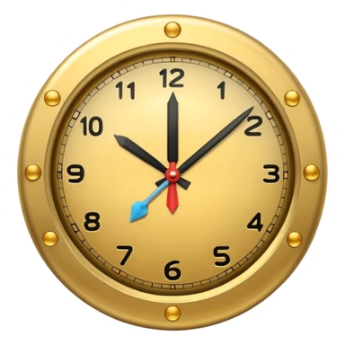 Clock it emoji sticker