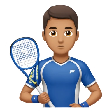 padel player latino sticker