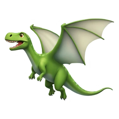 Flying dinosaur sticker