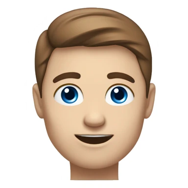 Physikerin jung mit braunen haaren und blauen augen sticker