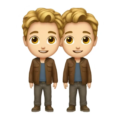 Han Twin boys sticker