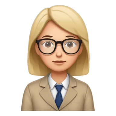 exhausted teacher in a bustling classroom sticker