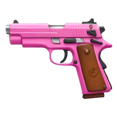 Pink pistol sticker
