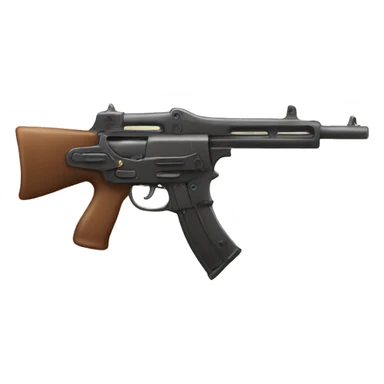 Gun with a bow  sticker