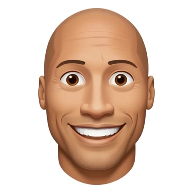 Dwayne the rock Johnson  sticker