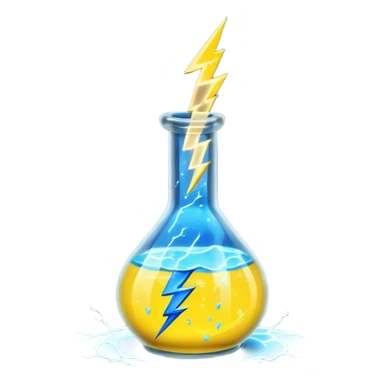 yellow potion and thunder sticker