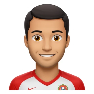 Nuno Mendes, Portuguese footballer, smiling sticker