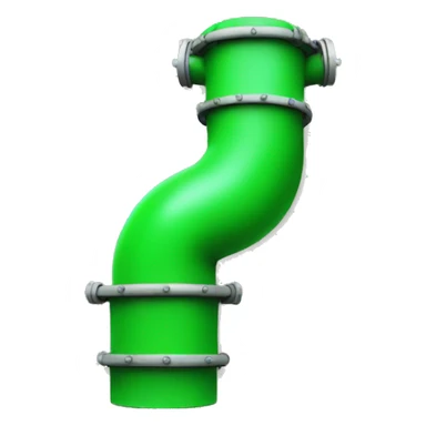 green  pipeline sticker