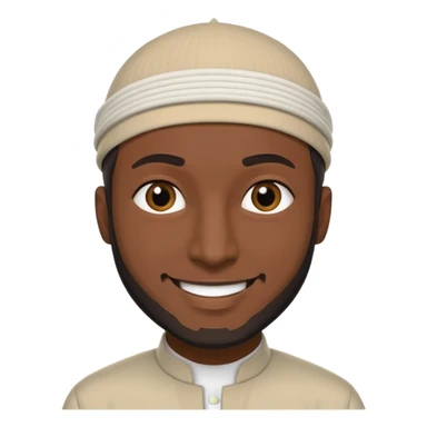 cool Muslim man sticker