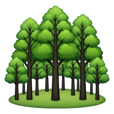 In our hometown, there’s plenty of trees sticker