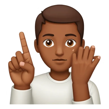 Affe was den Mittelfinger zeigt  sticker