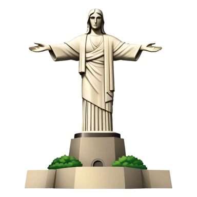brazil's Christ the Redeemer, no frame sticker