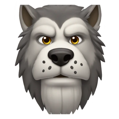 Hombre lobo que diga Alpha sticker