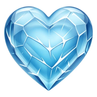 Corazón congelado sticker