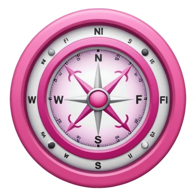 mix light pink dark pink and white girly internet wifi compass sticker