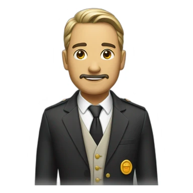 titular attache sticker