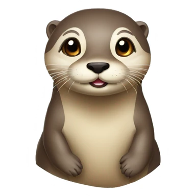 loutre qui d'endore sticker