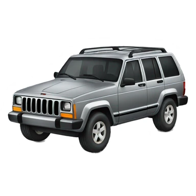 Grey Jeep Cherokee sticker