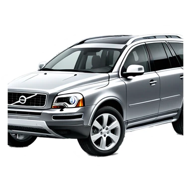 2013 silver volvo xc90 awd model sticker