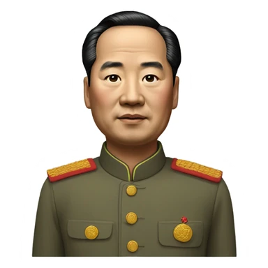 photorealistic mao zedong sticker