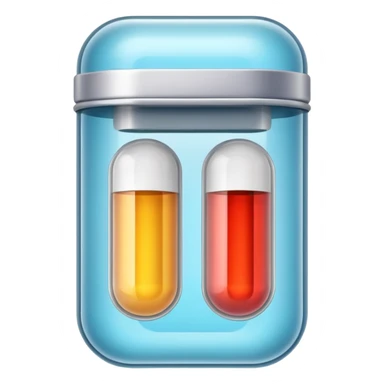 medicine capsule in case sticker