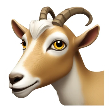 whispering goat 2000s sticker