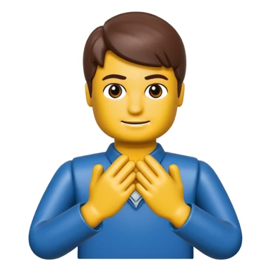 the hands need to be around the neck, hands like a lego person sticker