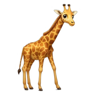 giraffe that looks like an ant sticker