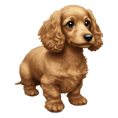 miniature dachshund toy poodle mix sticker