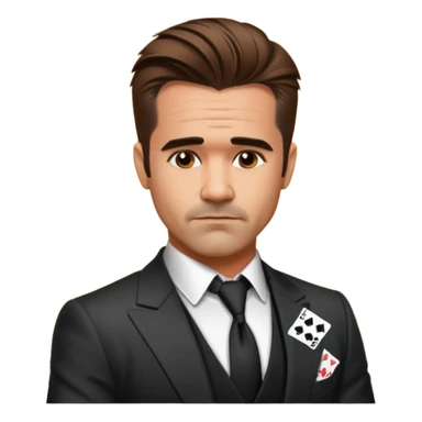 colin farrell gambling sticker