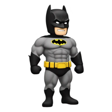 Batman-musculation sticker