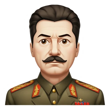 respectful, historical representation of the death of Stalin, no graphic violence sticker