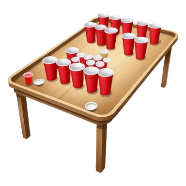 beer pong sticker