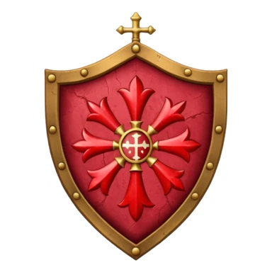 brasão sangrando medieval rosa de sangue vermelha sticker