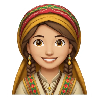 نەورۆزنەورۆزی کوردستان بە جلی کوردی sticker