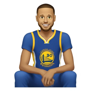 Stephen Curry doing night night sticker