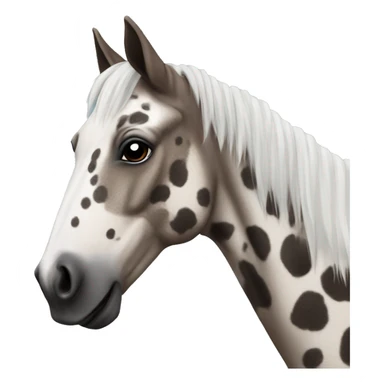 Roan Appaloosa horse sticker