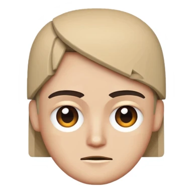 Pixeled style head sticker