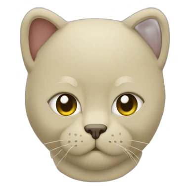 美国短毛猫-虎斑猫-有点胖-眼睛间距比较远-黄绿色眼睛 sticker